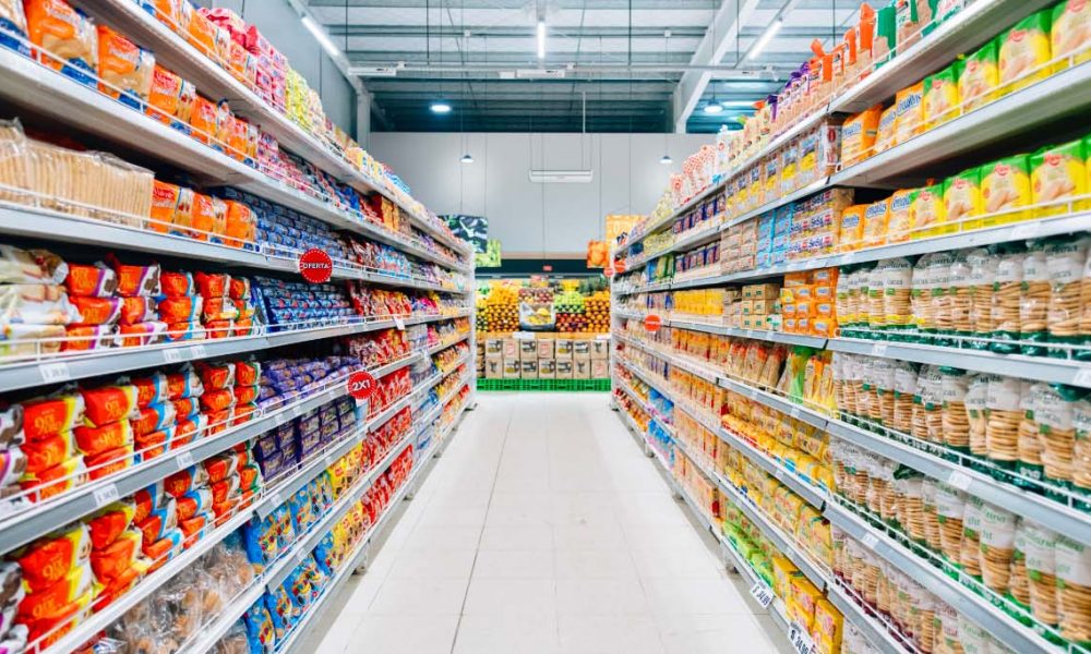 Rayons de supermarchés